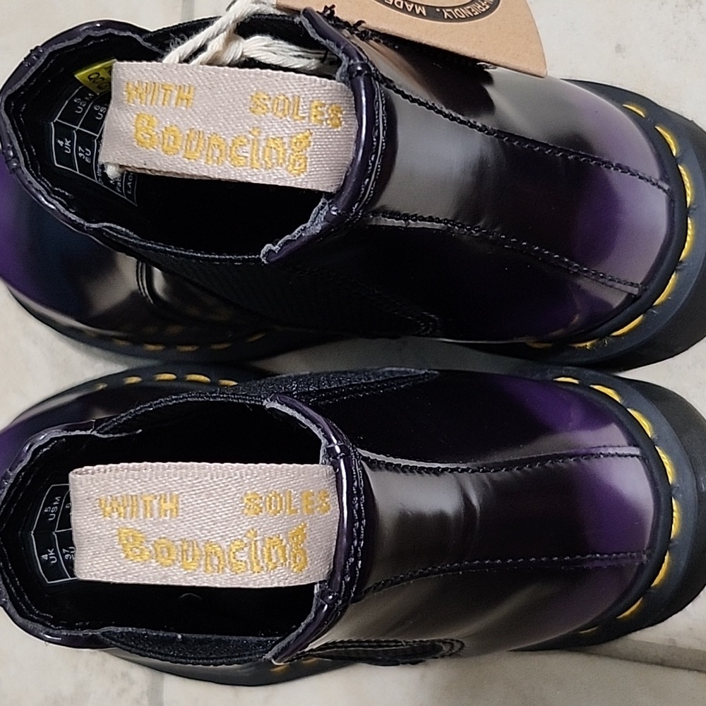 Dr. Martens Purple Ankle Boots - Picture 6 of 9